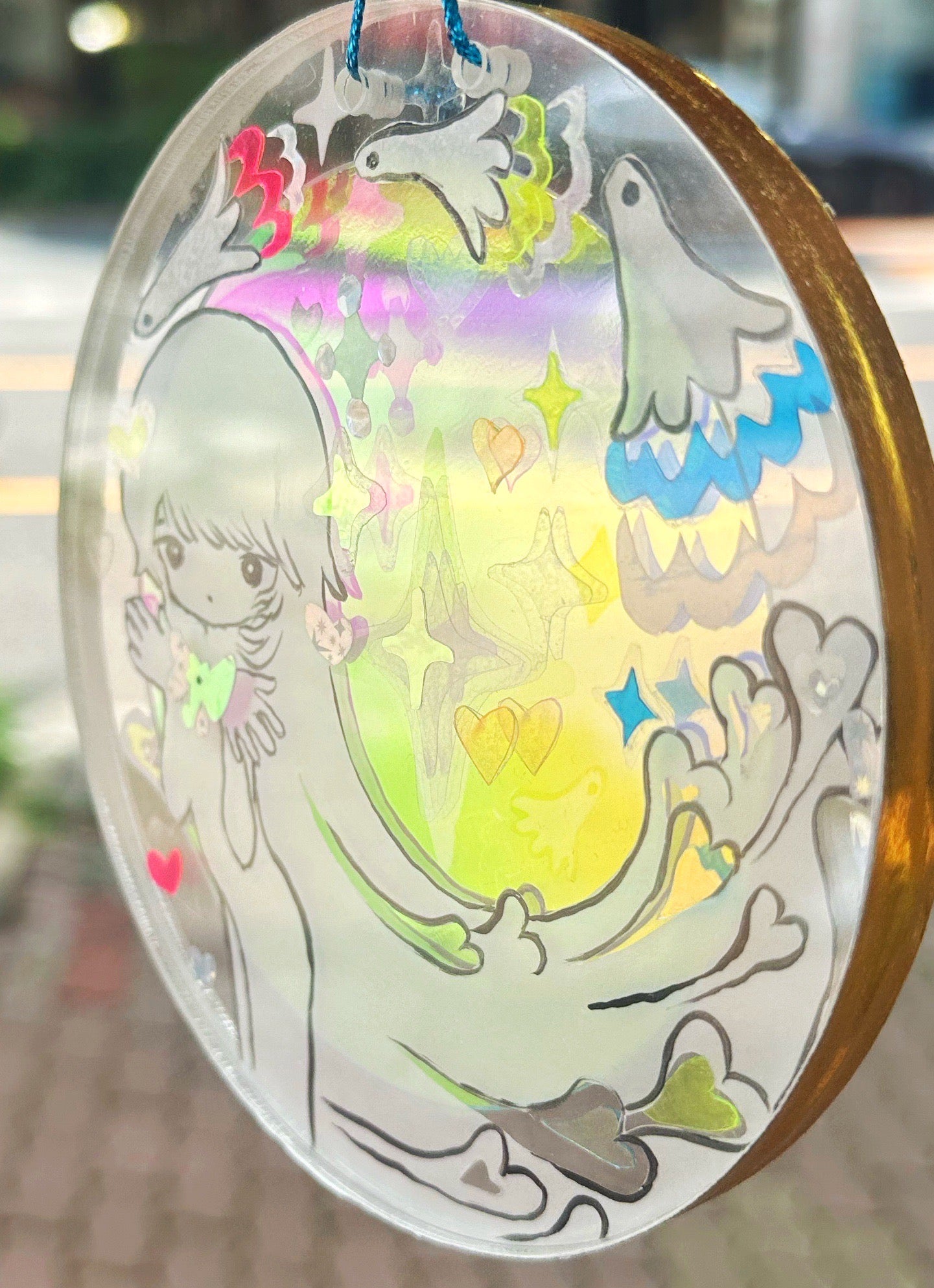 「ミク7」Acrylic Aurora Plate