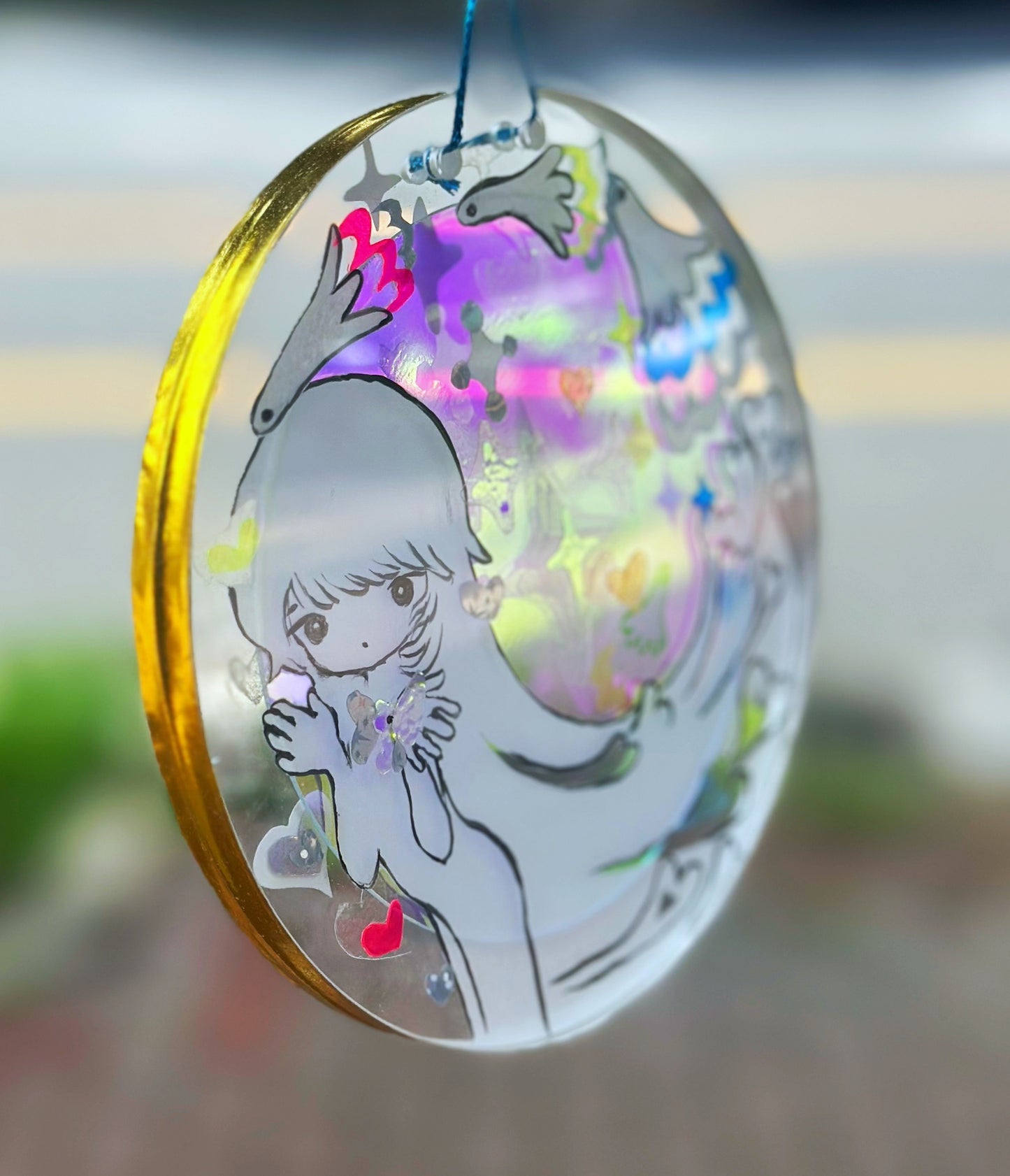 「ミク7」Acrylic Aurora Plate