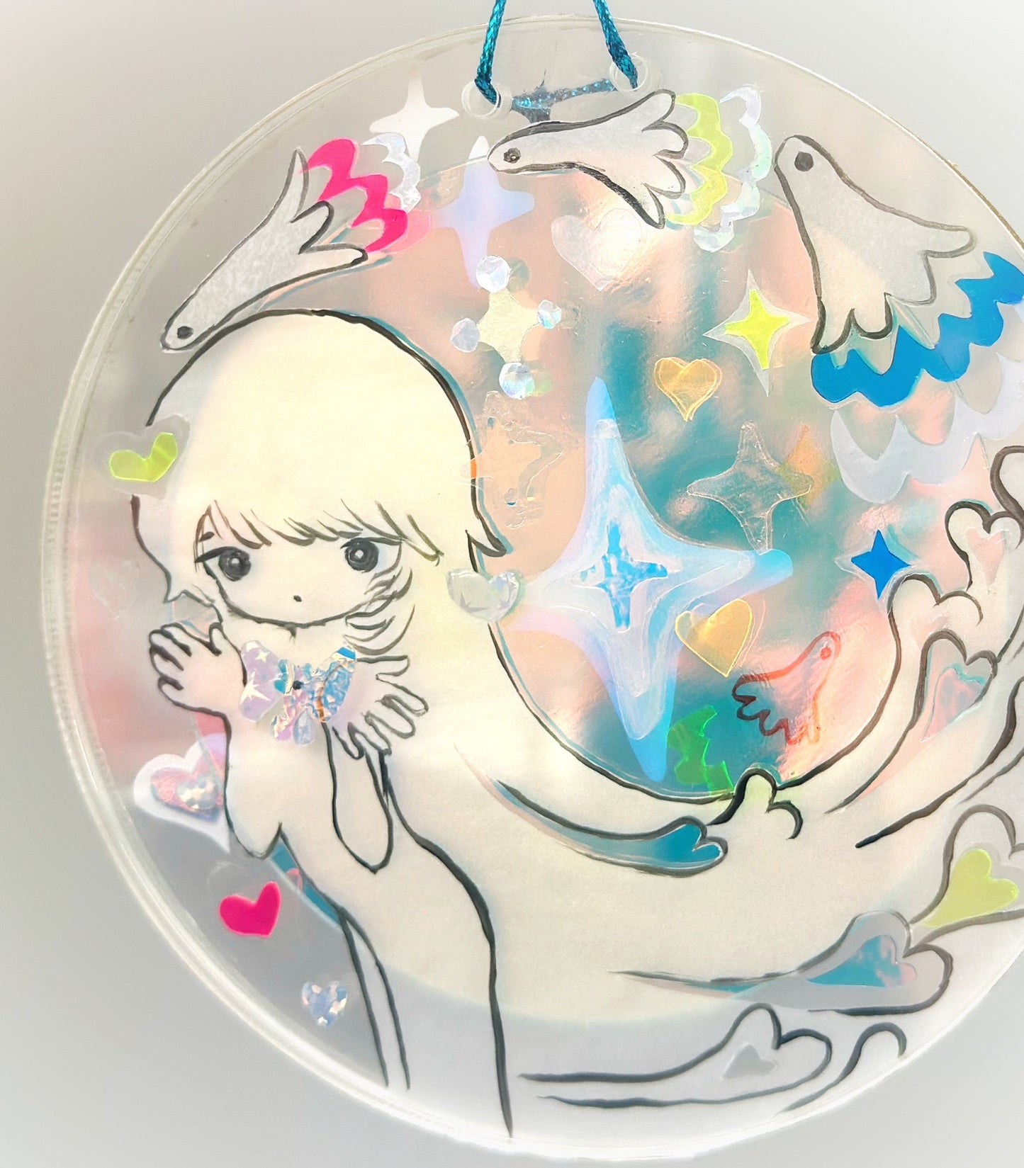 「ミク7」Acrylic Aurora Plate