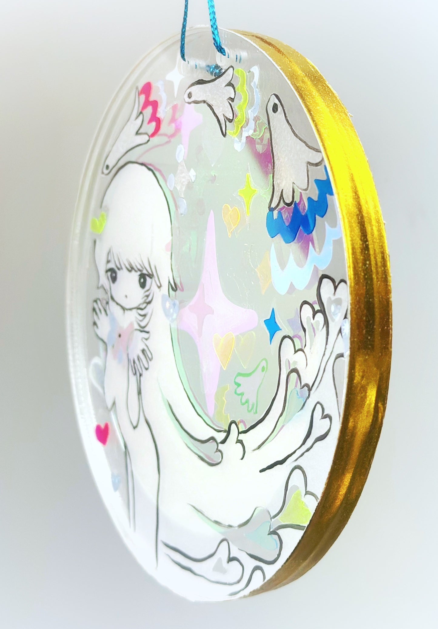 「ミク7」Acrylic Aurora Plate