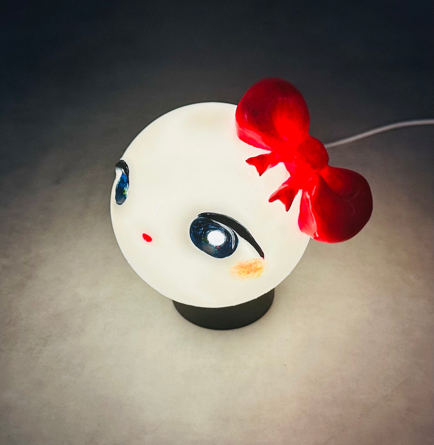 「月ちゃんの光」3D art