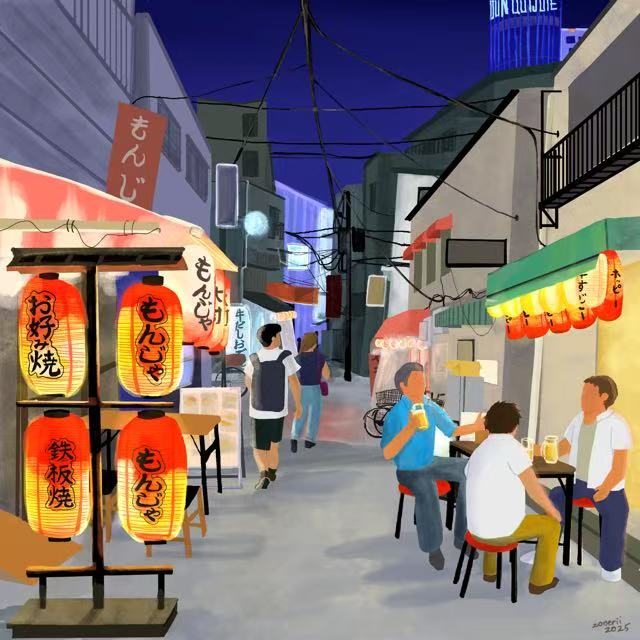 東京　浅草　ホッピー通りからいっぷく横丁に至る路地 / A Lane from Hoppy Street to Ippuku Alley, Asakusa, Tokyo