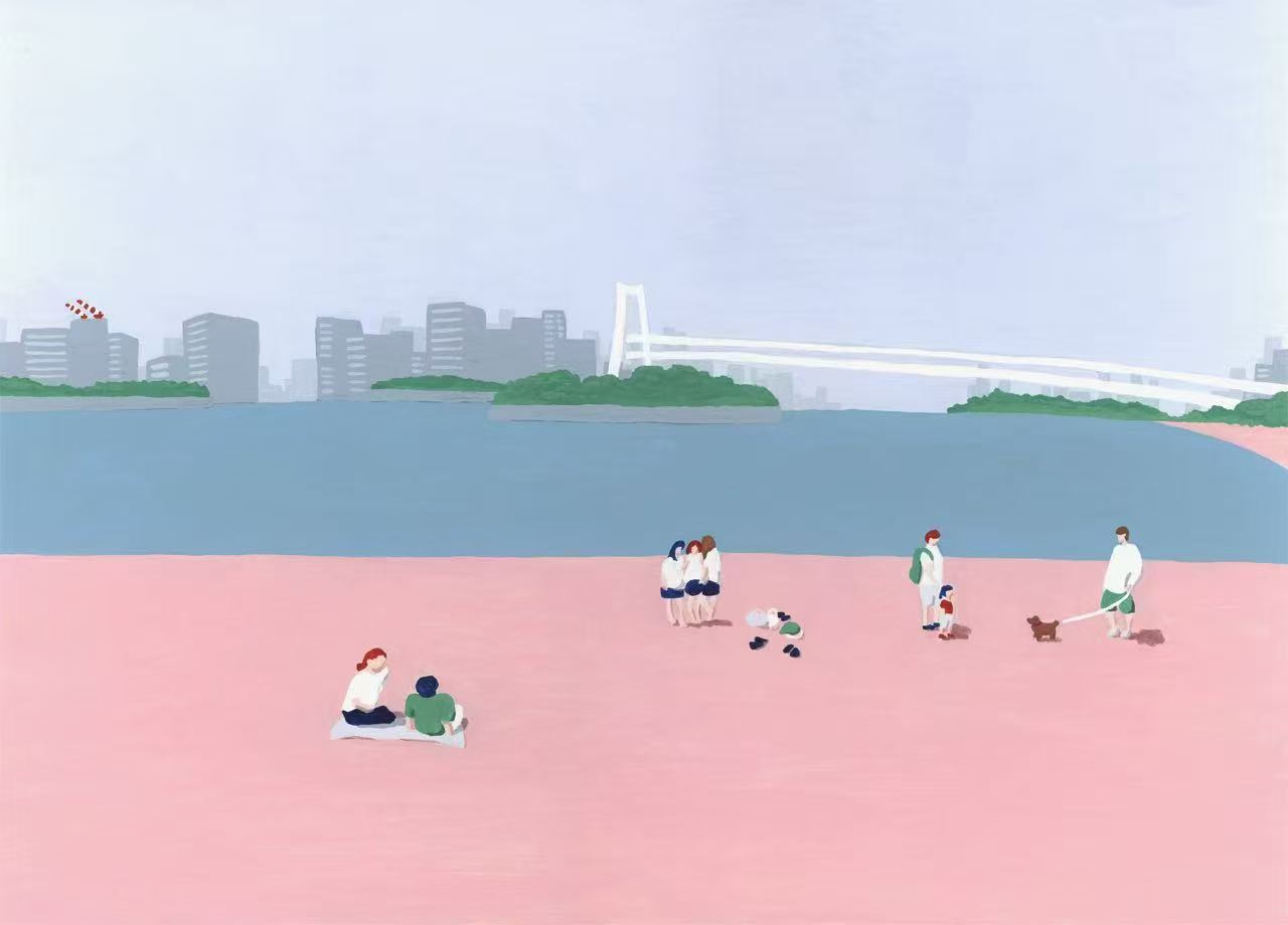日曜日の午後ーお台場海浜公園ー / Sunday afternoon -Odaiba Kaihin Park-