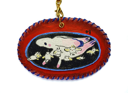 leather charm No09