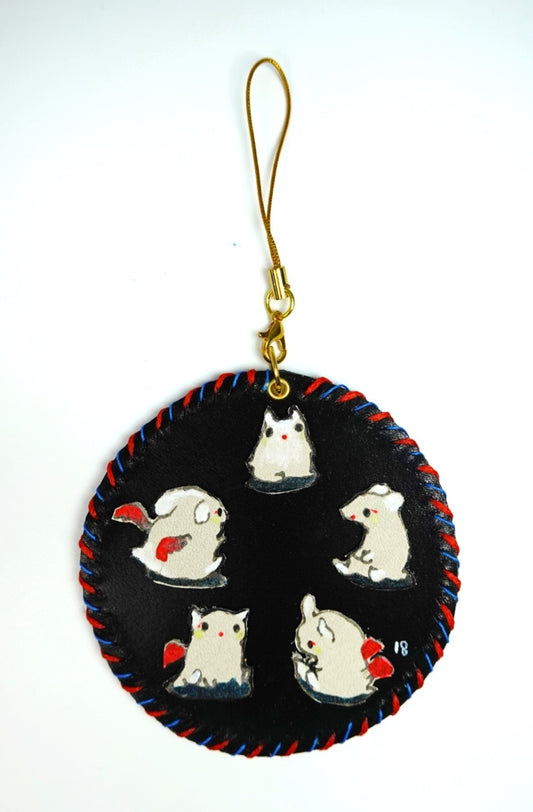 leather charm No18