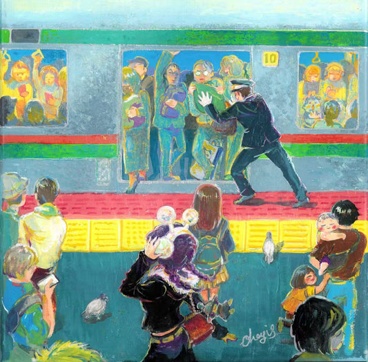 朝の満員電車 / Morning rush hour