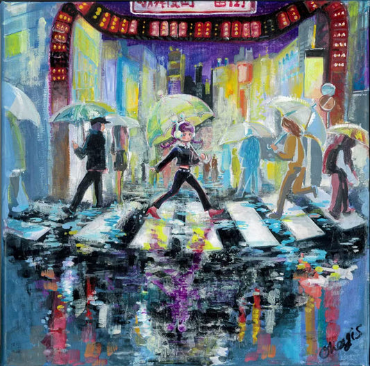 カラフルな雨の夜 / colorful night in the rain